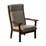 GE181 high back easy chair by Hans Wegner For Getama, 1960's