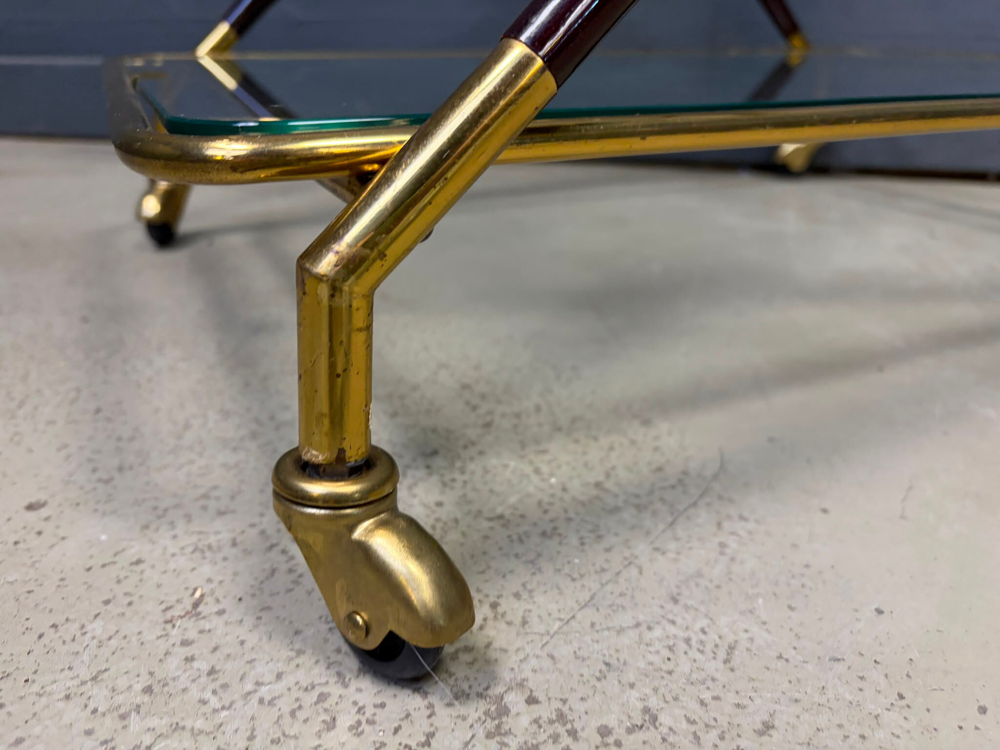 Vintage Italian serving trolley by Cesare Lacca, 1950s