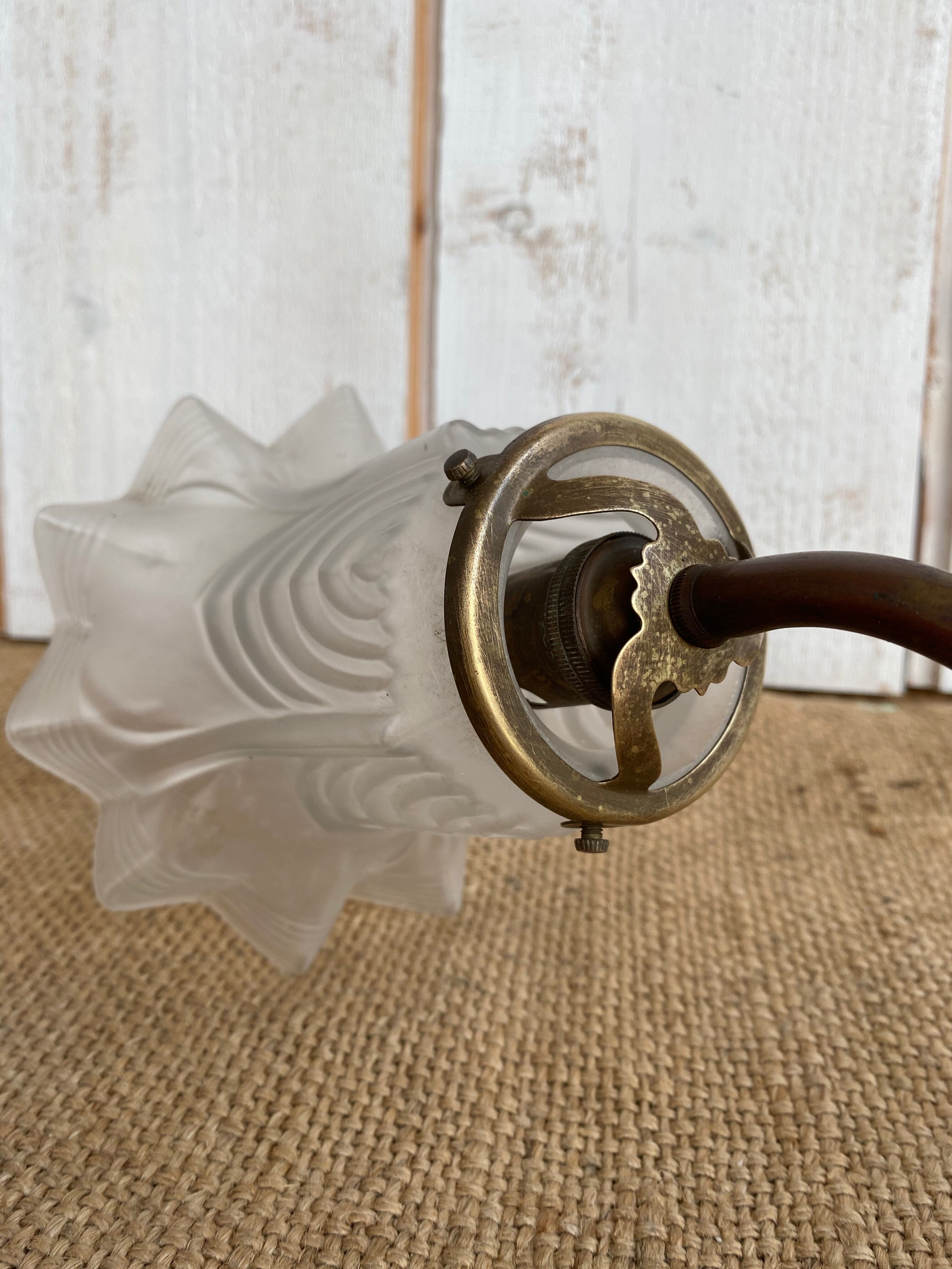 Art Deco tulip sconce