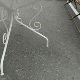 Antique garden furniture in vintage iron