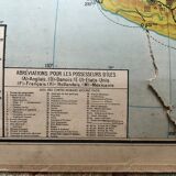 Educational map North America politics June 1950