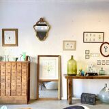 Trumeau old gilded mirror