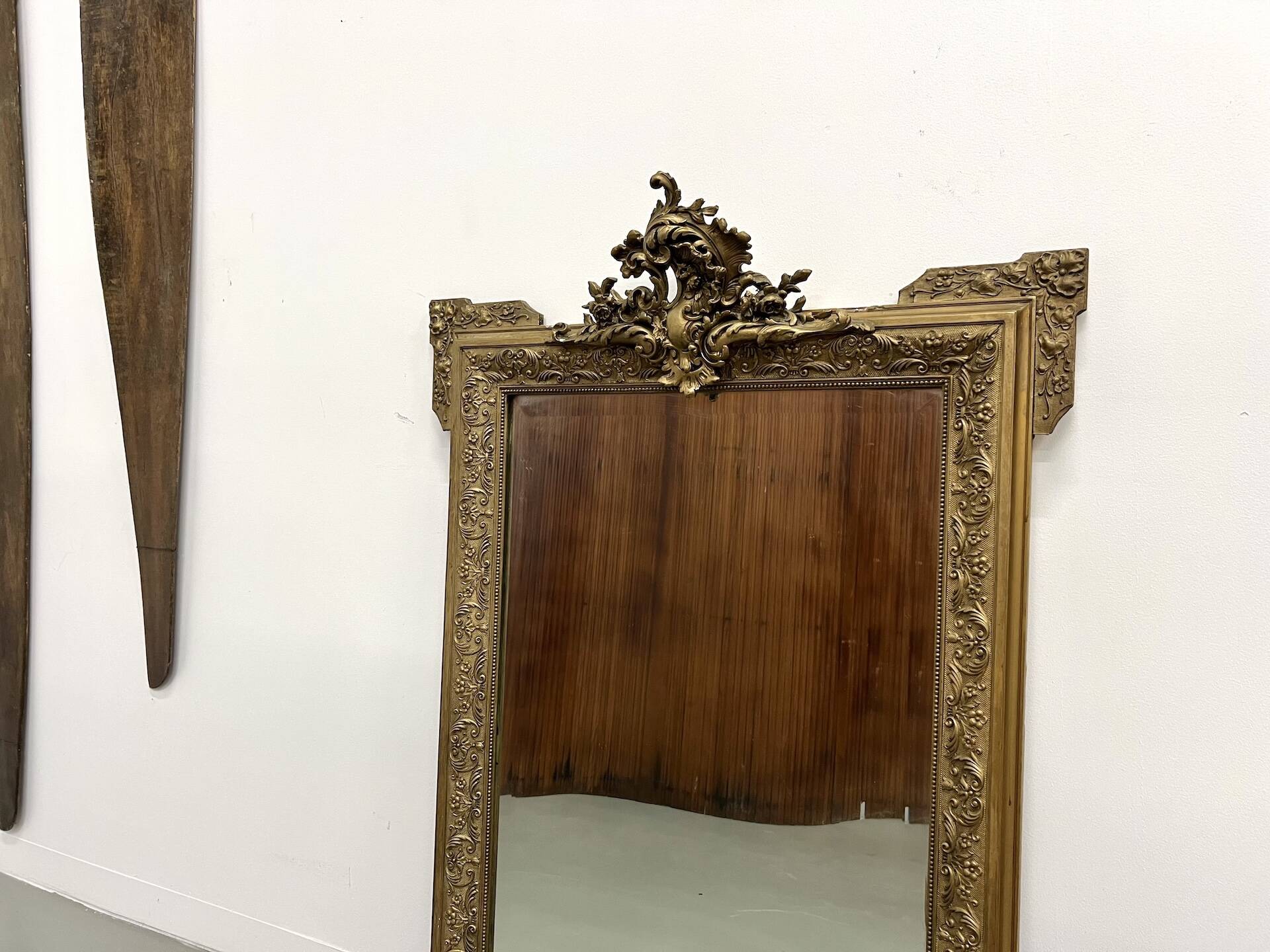 Napoleon III "rocaille" mercury mirror