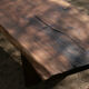 70s walnut coffee table