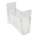 Vintage lucite magazine stand, Hollywood Regency 1970s
