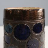 Sculptural Ceramic Vase by Perignem, Belgium 1960s