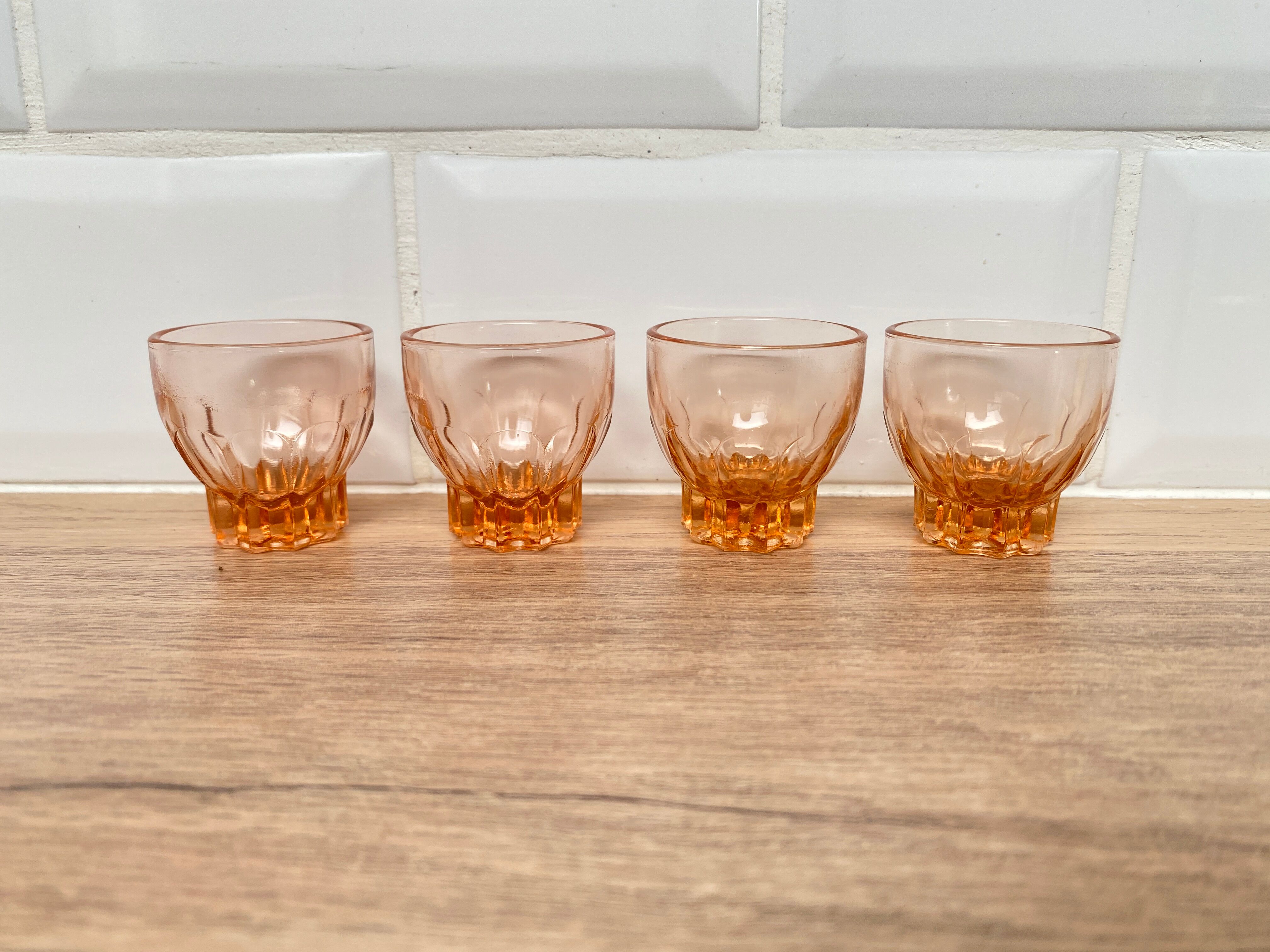 Set de 4 verres liqueur Luminarc étoile rose