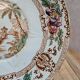 Antique flat plate in Longwy ironstone – Cyprus polychrome model