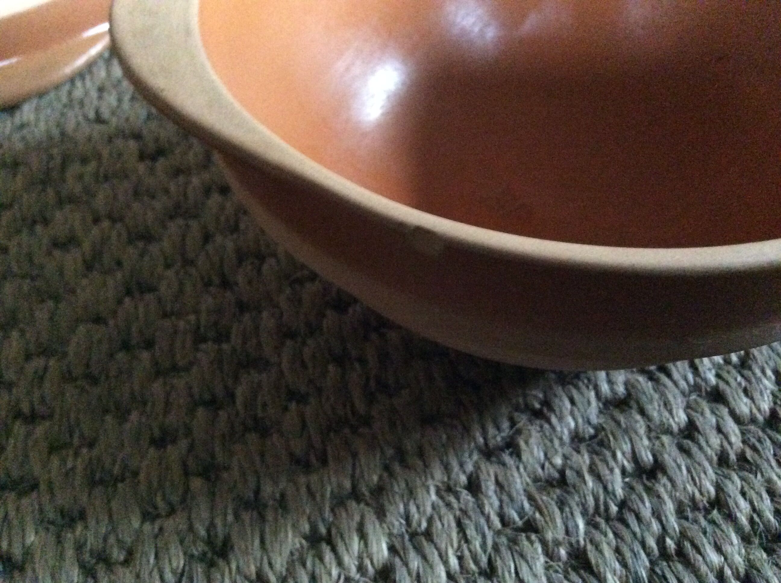 Series of 5 stoneware bowls