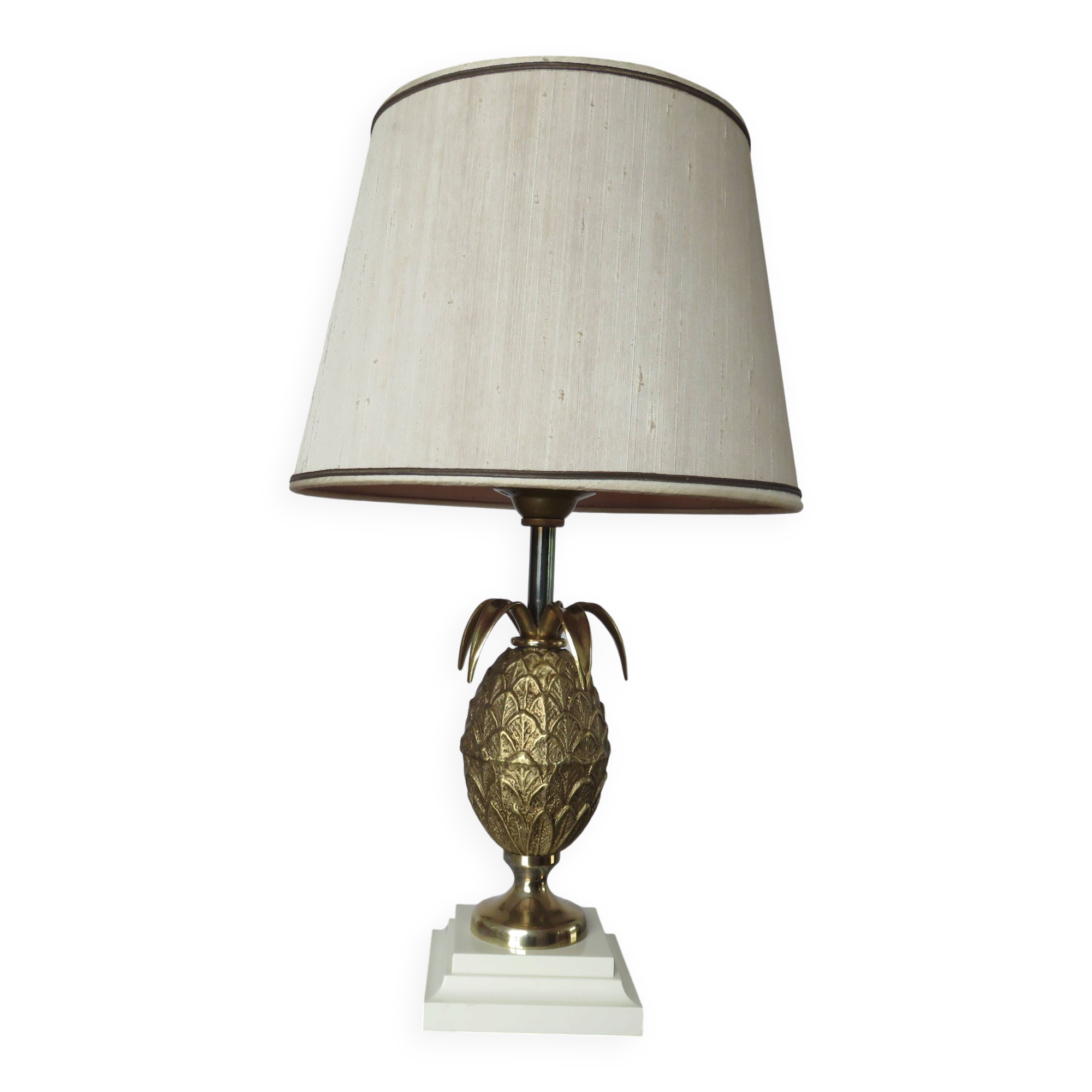Lampe " ananas " en laiton 1970