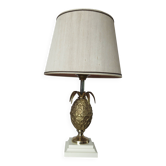 Lampe " ananas " en laiton 1970