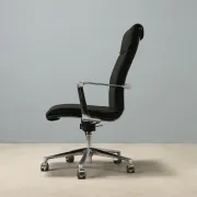 Vintage office chair ICF design Eames aluminium Italy 1970s