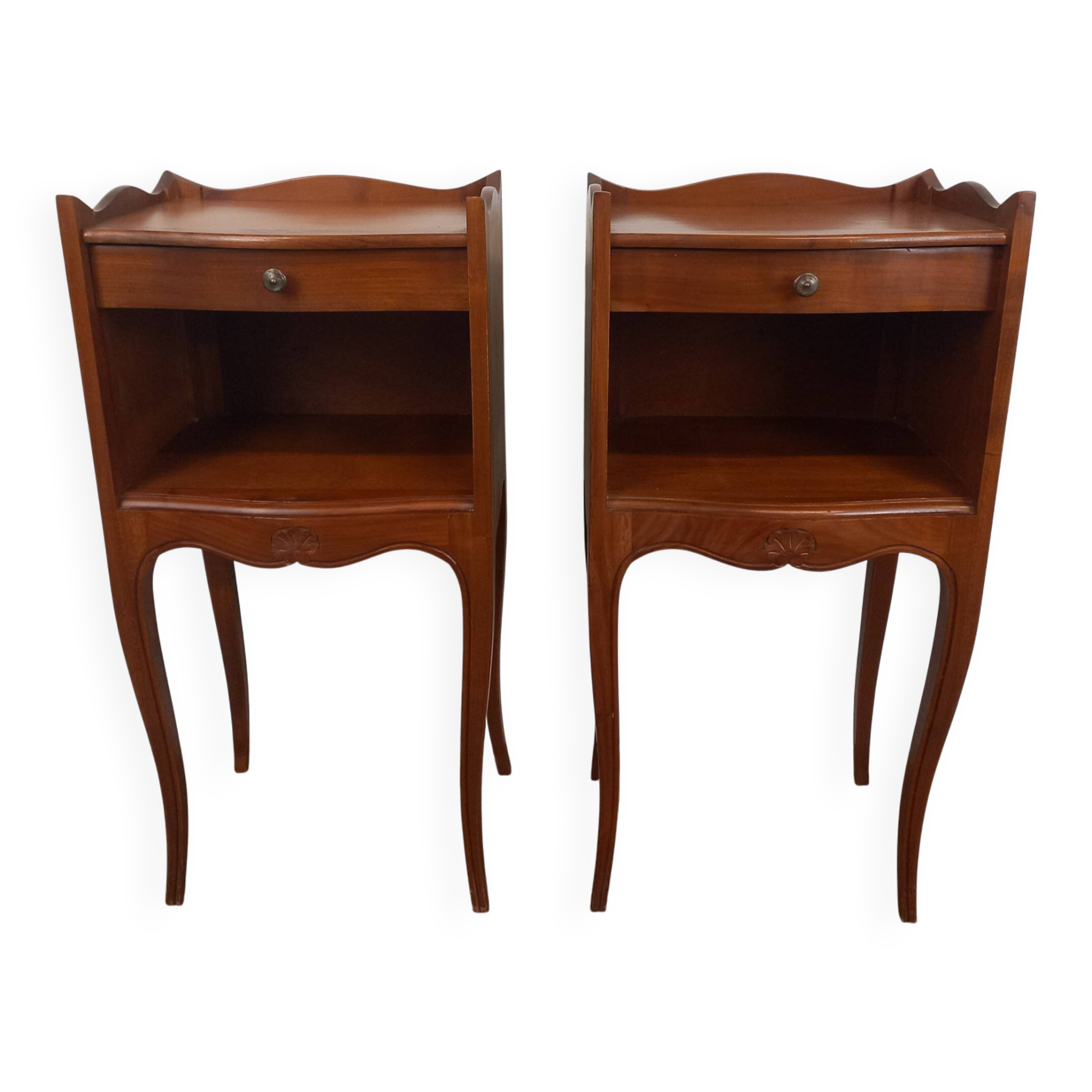 Pair of Louis XV style bedside tables