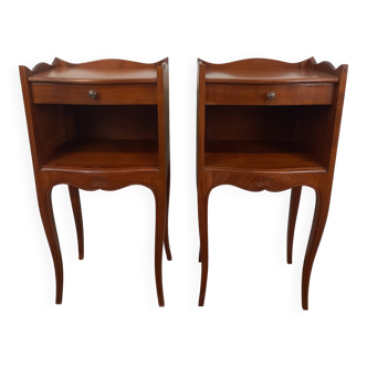 Pair of Louis XV style bedside tables