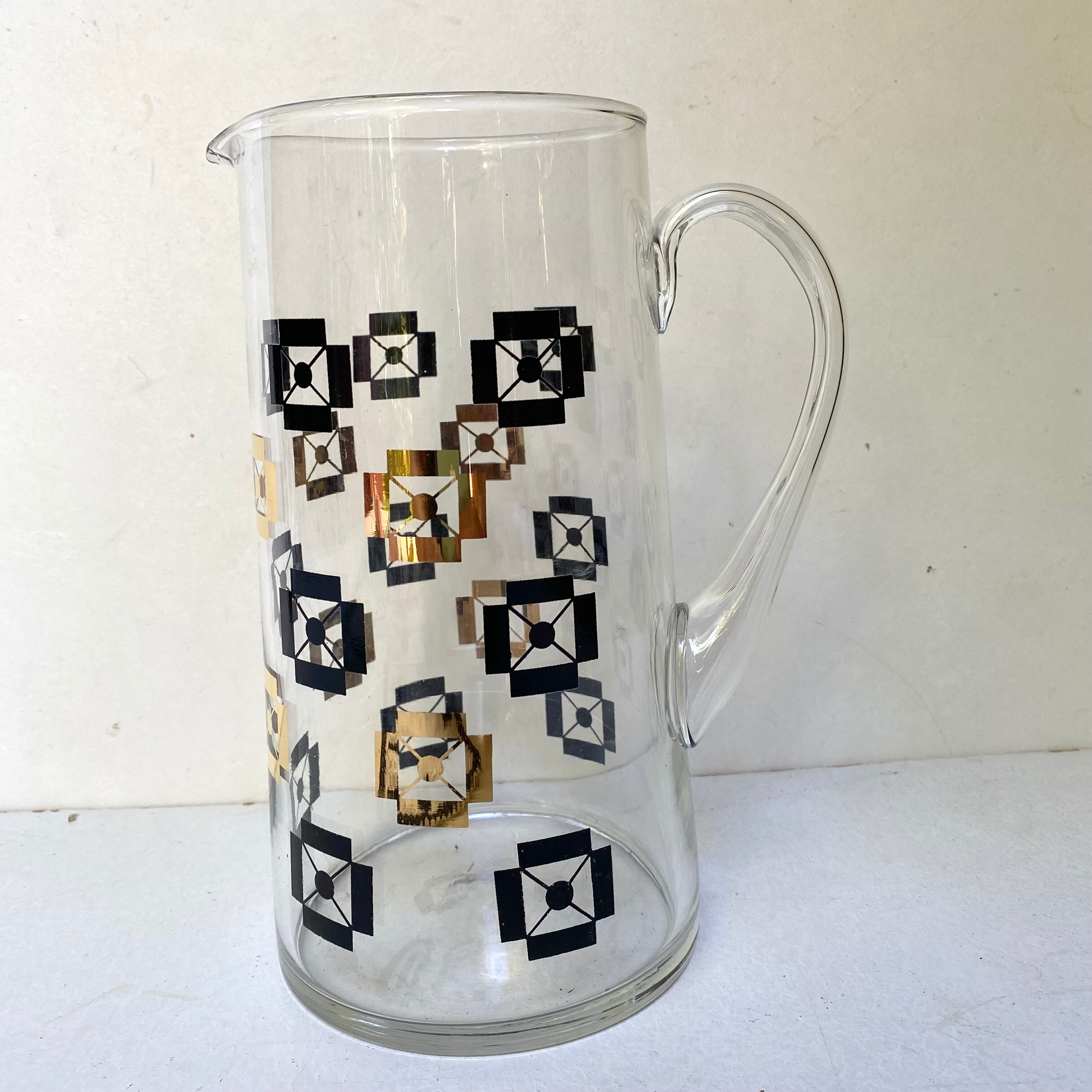 Vintage glass pitcher