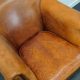 Vintage club armchair in cognac leather Netherlands