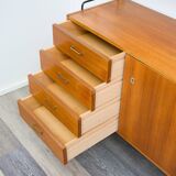 Mid-century teak shelf, designed by Hilker for Omnia, Germany, 1960s