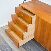 Mid-century teak shelf, designed by Hilker for Omnia, Germany, 1960s