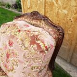 Fauteuil bergère style Louis XVI