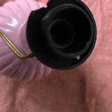 Pink ceramic lamp foot