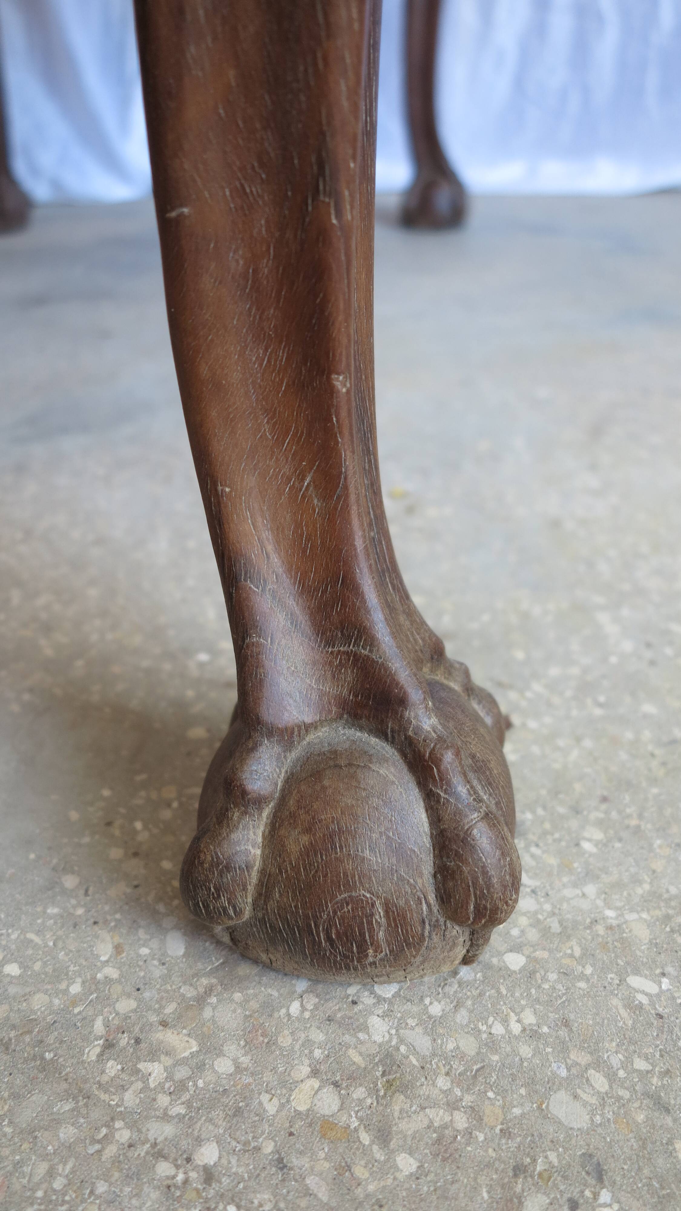 English Chippendale style game table