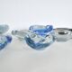 Smaller dishes or ashtrays designed for Holmegaard, 1950s to 1970s