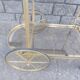 Vintage rolling metal dore service