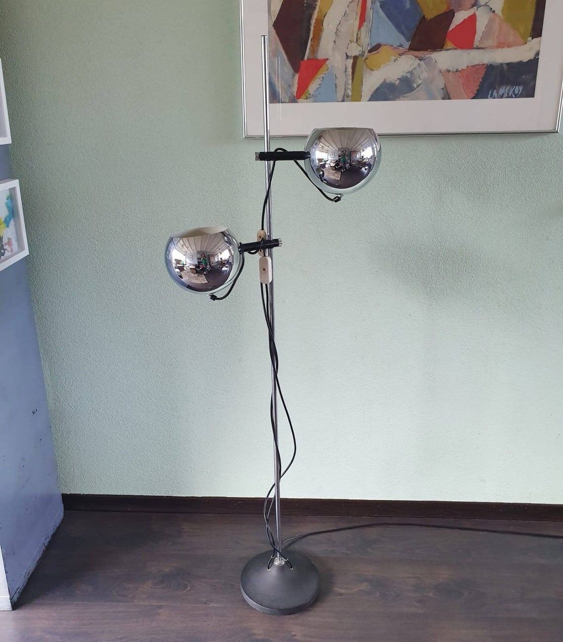 Floor lamp RAAK Amsterdam chrome 70s