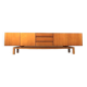 Vintage Scandinavian sideboard in blond teak
