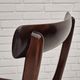 1960s, Danish design by Ole Wanscher, set of 4 Danish dinning chairs, mahogany wood, reupholstered.