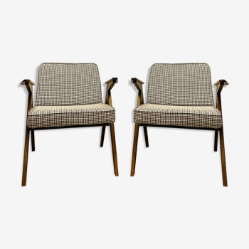 Pair club armchairs designed by Chierowski 60