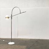 Floor lamp model Orbiter from the mid-century space age by Robert Sonneman for Luci Italia, 1960s.