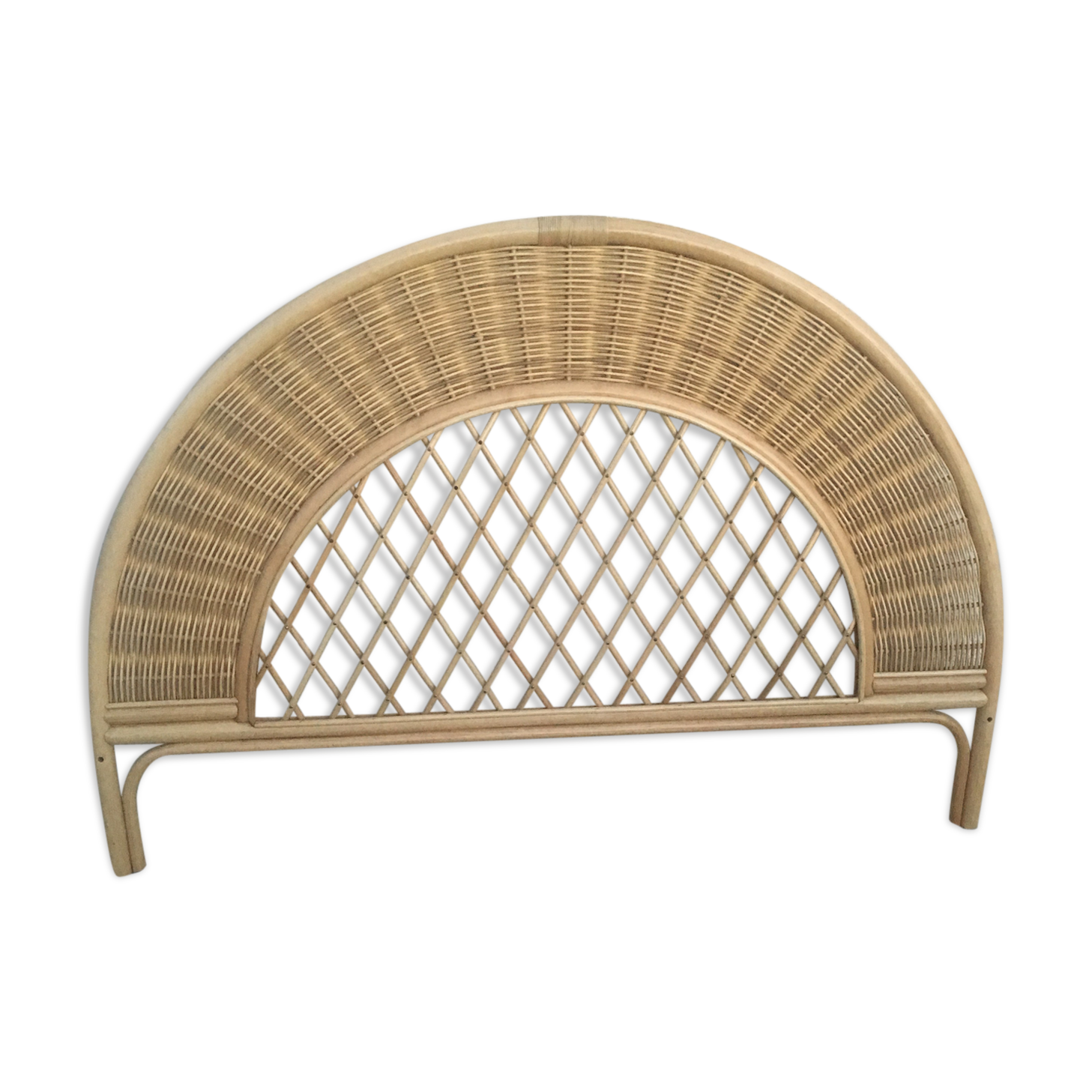 Rattan headboard