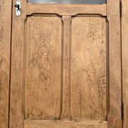 Parisian cabinet glazed raw wood nymphs and carved art nouveau decorations