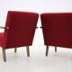 Pair of 1960s Mid-Century Modern Beech Armchairs from Czechoslovakia