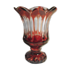 Vase tulipe en verre