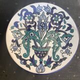 Small oriental plate, decorative, handmade, vintage and collector