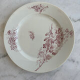 Terre de fer dessert plate
