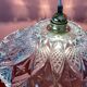 Vintage glass lampshade pendant light - tableware collection -