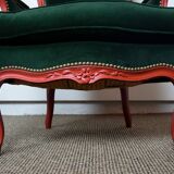 Pair of Louis XV style armchairs