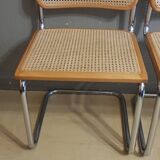 Pair of chairs Marcel Breuer B32 model cesca