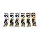 Set of 6 knife holders in asian porcelain
