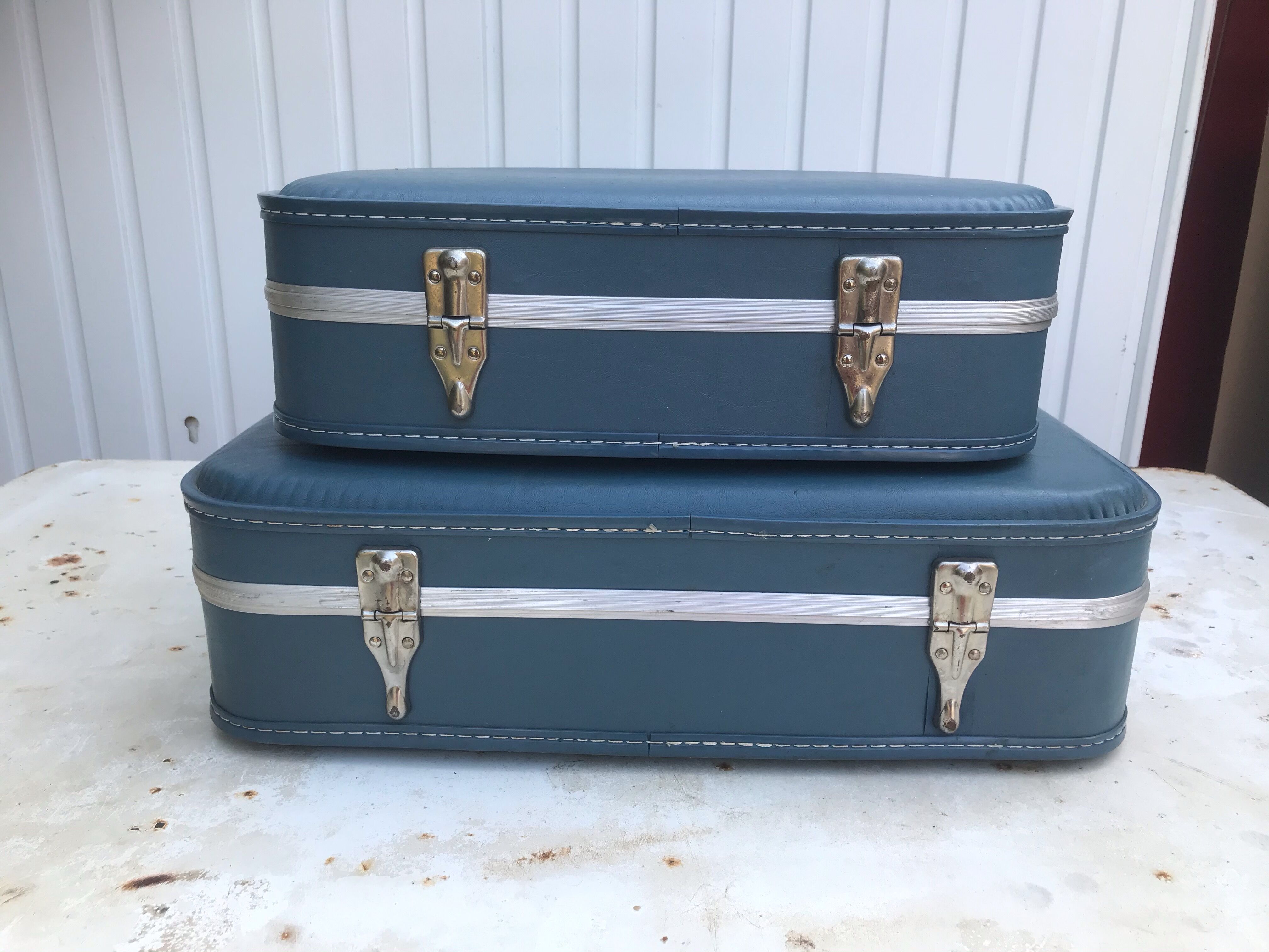 2 flight attendant suitcases