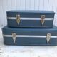 2 flight attendant suitcases