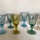 Set of 6 glasses Biot wine 1960