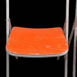 3 vintage folding chairs 1960s Souvignet