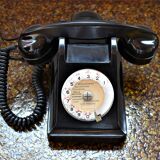 Old phone PTT vintage 60's bakelite