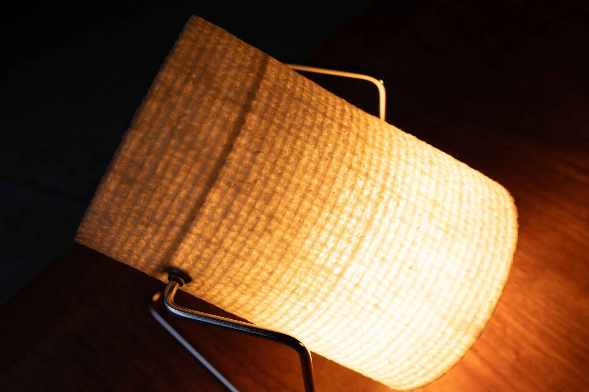 Ensemble de deux lampes de table en fibre de verre