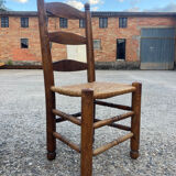 Set of 6 elm chairs