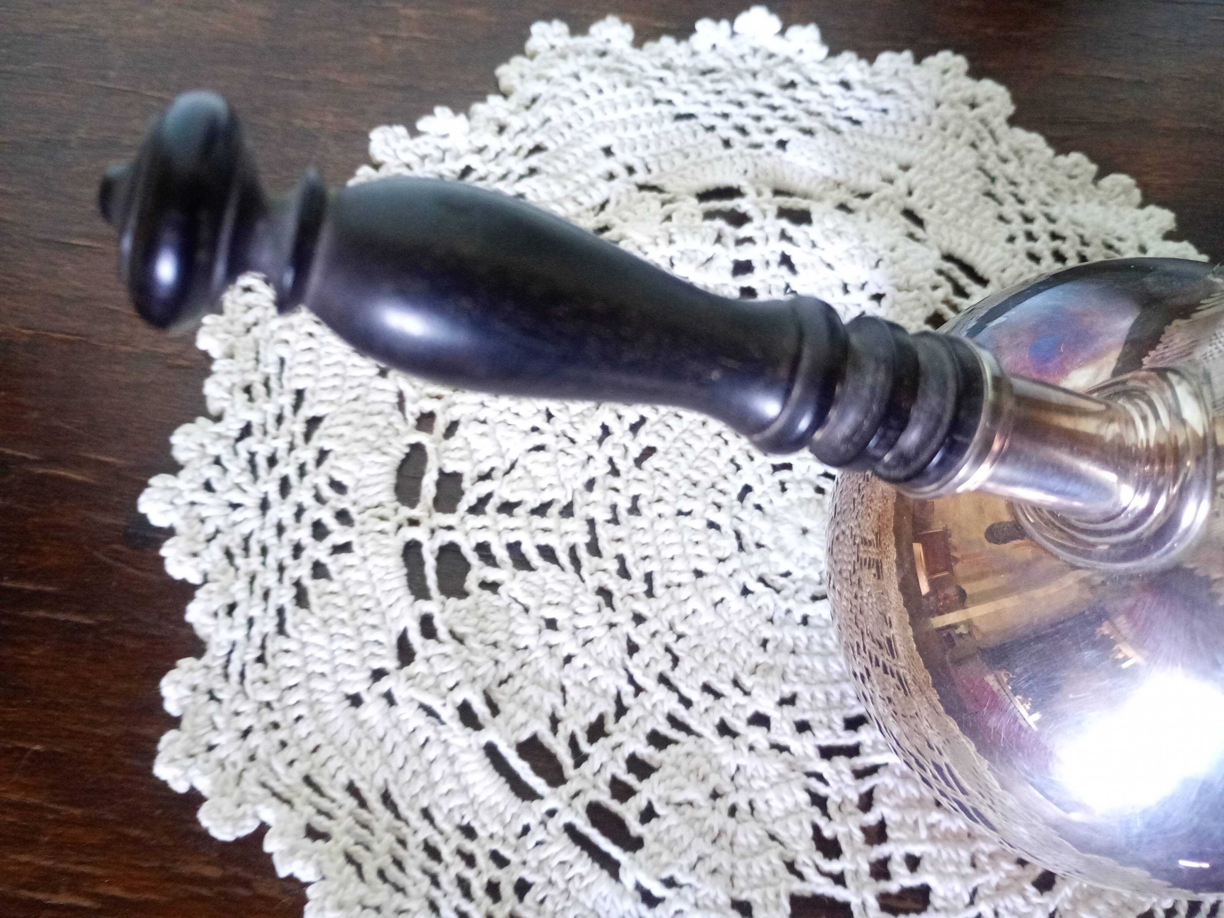 Christofle Gallia collection - Chocolate maker - blackened wooden handle